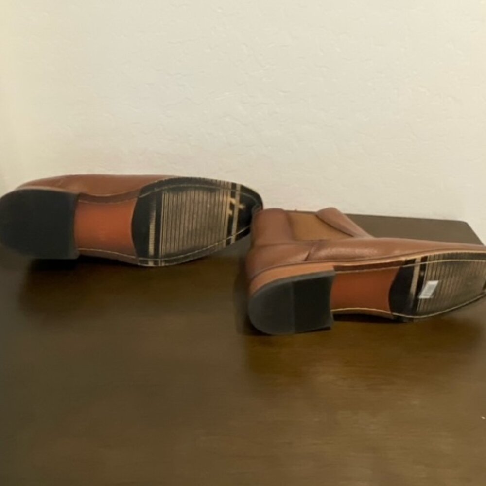 Tommy Hilfiger Ankle Boots Mens brown pull on short boots 9.5 NWT - Picture 5 of 7